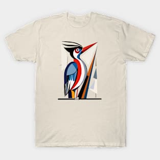 Geometric Woodpecker T-Shirt